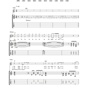 T Rex Light Of Love Musik Noten - Guitar Tab - 22899-0
