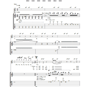 T Rex The Groover Musik Noten - Guitar Tab - 22892-0