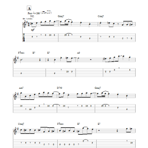 Tal Farlow There Is No Greater Love Musik Noten - Guitar Tab - 155515-0