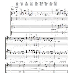Taste Born On The Wrong Side Of Time Musik Noten - Guitar Tab - 102134-0