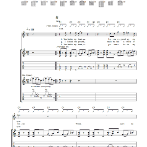 Taste If I Don't Sing I'll Cry Musik Noten - Guitar Tab - 102129-0
