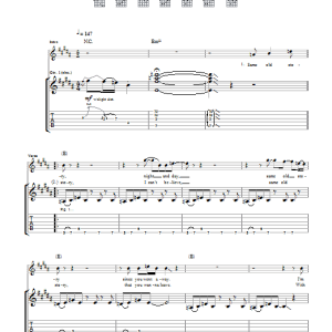 Taste Same Old Story Musik Noten - Guitar Tab - 102121-0