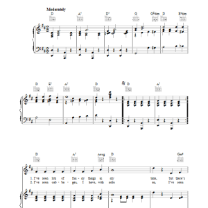 Ted Waite I've Never Seen A Straight Banana Musik Noten - Piano, Vocal & Guitar Chords - 37531-0