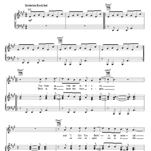 Teddy Geiger Tomorrow Never Comes Musik Noten - Piano, Vocal & Guitar Chords - 65696-0