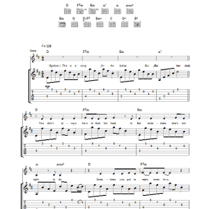 Tenacious D F*** Her Gently Musik Noten - Guitar Tab - 32468-0