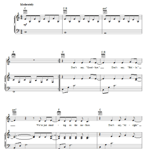 Tenth Avenue North Any Other Way Musik Noten - Piano, Vocal & Guitar Chords - 74917-0