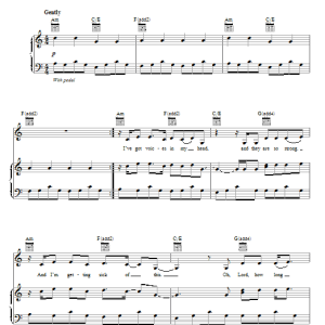 Tenth Avenue North Empty My Hands Musik Noten - Piano, Vocal & Guitar Chords - 74911-0