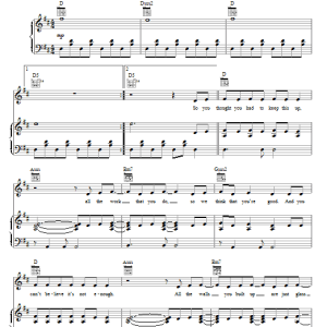 Tenth Avenue North Healing Begins Musik Noten - Piano, Vocal & Guitar Chords - 74922-0