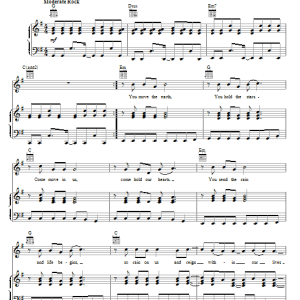 Tenth Avenue North Lift Us Up To Fall Musik Noten - Piano, Vocal & Guitar Chords - 73632-0