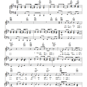 The Afters The Way You Are Musik Noten - Piano, Vocal & Guitar Chords - 95390-0