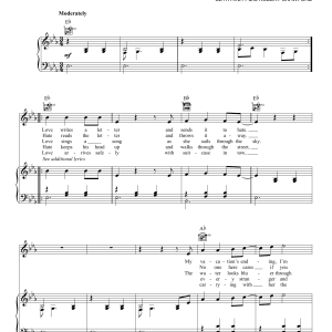 The Avett Brothers The Ballad Of Love And Hate Musik Noten - Guitar Tab - 159722-0
