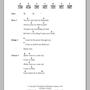 The Beach Boys All I Want To Do Musik Noten - Guitar Chords/Lyrics - 100794-0