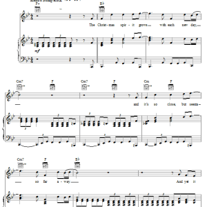 The Beach Boys Christmas Day Musik Noten - Piano, Vocal & Guitar Chords - 23943-0