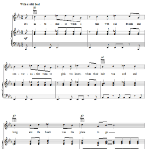 The Beach Boys Do It Again Musik Noten - Piano, Vocal & Guitar Chords - 19529-0