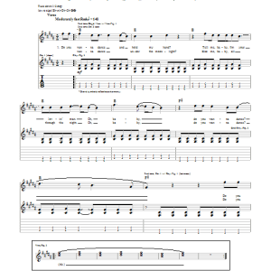 The Beach Boys Do You Want To Dance? Musik Noten - Guitar Tab - 25278-0