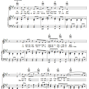 The Beach Boys Girl Don't Tell Me Musik Noten - Piano, Vocal & Guitar Chords - 22209-0