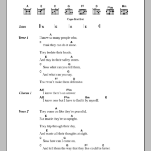 The Beach Boys I Know There's An Answer Musik Noten - Guitar Chords/Lyrics - 103102-0