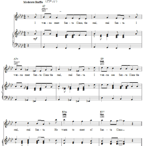 The Beach Boys Santa's Beard Musik Noten - Piano, Vocal & Guitar Chords - 23945-0
