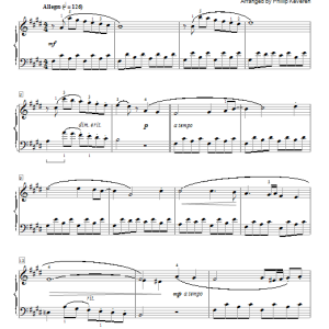 The Beatles All My Loving [Classical version] (arr. Phillip Keveren) Musik Noten - Piano Solo - 90731-0
