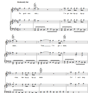 The Beatles Hippy Hippy Shake Musik Noten - Piano, Vocal & Guitar Chords - 153524-0