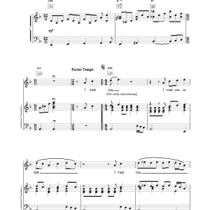 The Beatles I Want You Musik Noten - Piano, Vocal & Guitar Chords - 15207-0