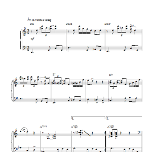 The Beatles I Want You (She's So Heavy) (Jazz Version) Musik Noten - Piano Solo - 114910-0