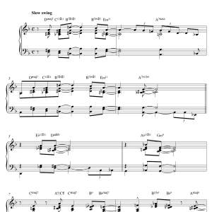 The Beatles Michelle (Jazz version) Musik Noten - Piano Solo - 121465-0