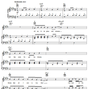The Beatles Real Love Musik Noten - Piano, Vocal & Guitar Chords - 16674-0