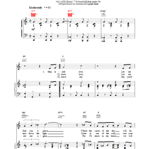 The Beatles Step Inside Love Musik Noten - Piano, Vocal & Guitar Chords - 17067-0