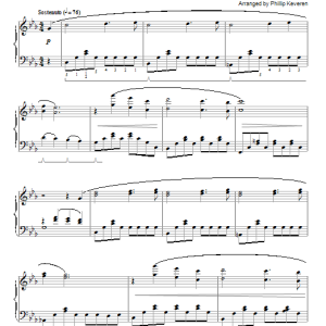 The Beatles While My Guitar Gently Weeps [Classical version] (arr. Phillip Keveren) Musik Noten - Piano Solo - 90722-0