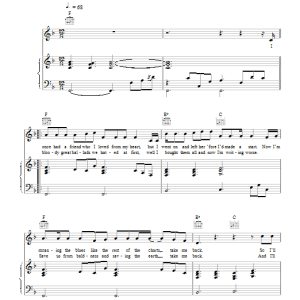 The Beautiful South One Last Love Song Musik Noten - Piano, Vocal & Guitar Chords - 19315-0