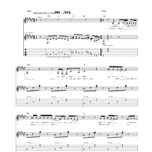 The Bee Gees To Love Somebody Musik Noten - Guitar Tab - 167685-0