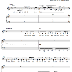 The Black Eyed Peas Let's Get Retarded Musik Noten - Piano, Vocal & Guitar Chords - 26868-0