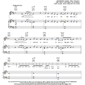 The Black Eyed Peas Meet Me Halfway Musik Noten - Piano, Vocal & Guitar Chords - 72770-0