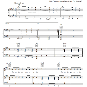The Black Eyed Peas Now Generation Musik Noten - Piano, Vocal & Guitar Chords - 81402-0