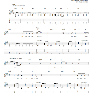 The Black Keys Hard Row Musik Noten - Piano, Vocal & Guitar Chords - 93705-0