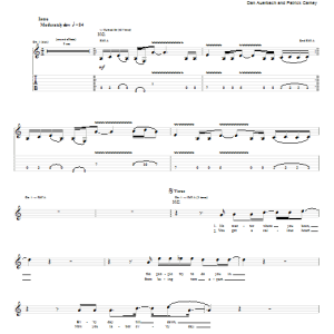 The Black Keys Same Old Thing Musik Noten - Guitar Tab - 72248-0
