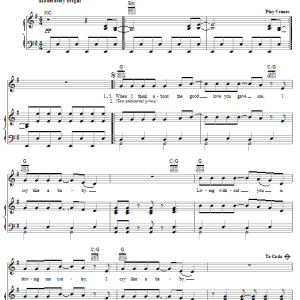 The Box Tops Cry Like A Baby Musik Noten - Piano, Vocal & Guitar Chords - 59335-0