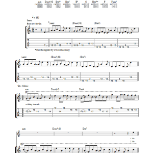 The Bravery No Brakes Musik Noten - Guitar Tab - 32830-0