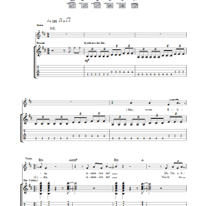 The Bravery Out Of Line Musik Noten - Guitar Tab - 32833-0
