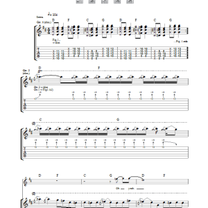 The Bravery Swollen Summer Musik Noten - Guitar Tab - 32836-0