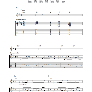 The Bravery Tyrant Musik Noten - Guitar Tab - 32835-0