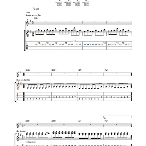 The Bravery Unconditional Musik Noten - Guitar Tab - 32837-0