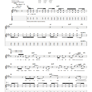 The Calling Nothing's Changed Musik Noten - Guitar Tab - 20894-0