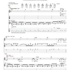 The Calling Things Don't Always Turn Out That Way Musik Noten - Guitar Tab - 20896-0
