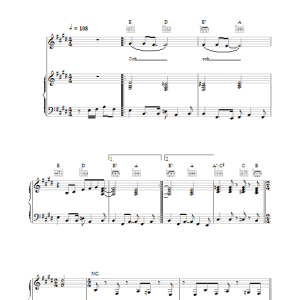 The Cardigans Been It Musik Noten - Piano, Vocal & Guitar Chords - 34864-0