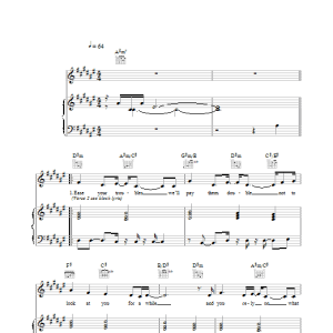 The Cardigans Explode Musik Noten - Piano, Vocal & Guitar Chords - 31948-0