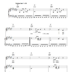 The Cars This Could Be Love Musik Noten - Piano, Vocal & Guitar Chords - 109981-0