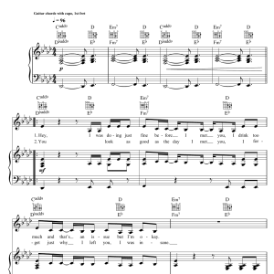 The Chainsmokers Closer (featuring Halsey) Musik Noten - Piano, Vocal & Guitar Chords - 123962-0