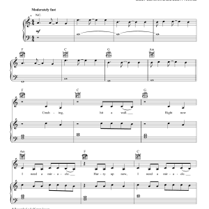 The Chainsmokers feat. Daya Don't Let Me Down Musik Noten - Piano, Vocal & Guitar Chords - 172785-0